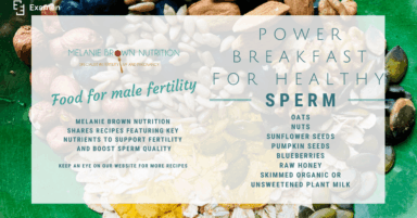 Power breakfast for male fertility