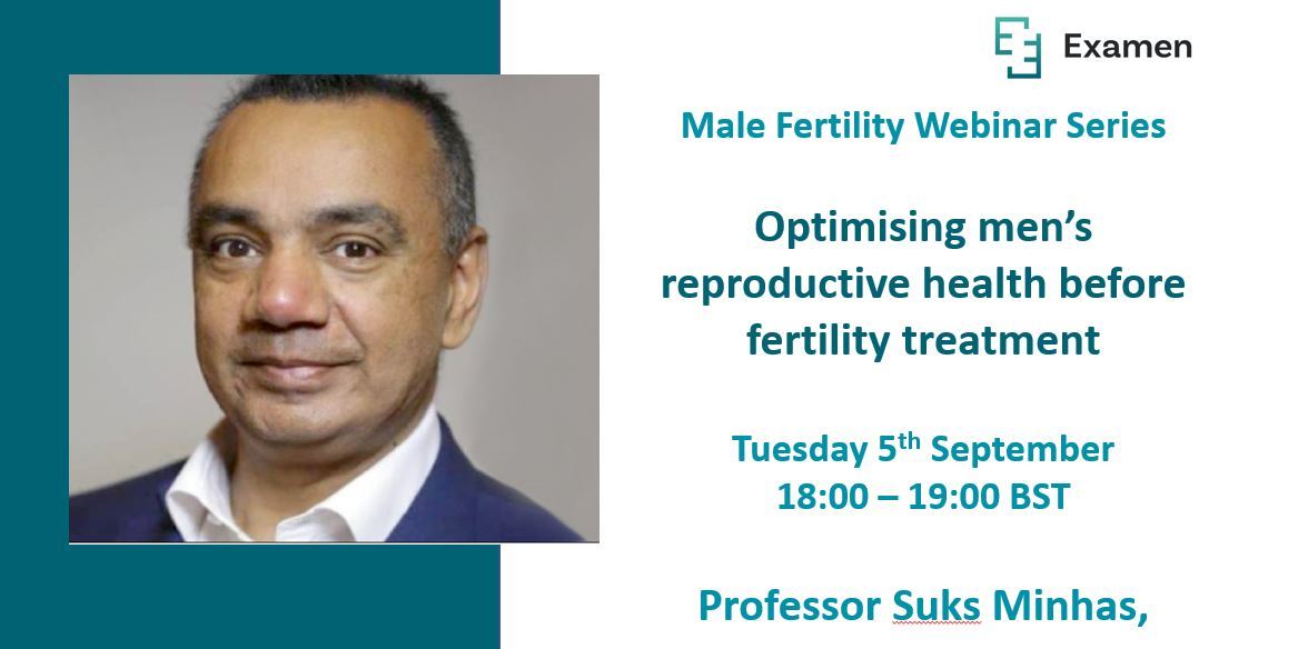 Optimising men's reproductive health before fertility treatment. Examen