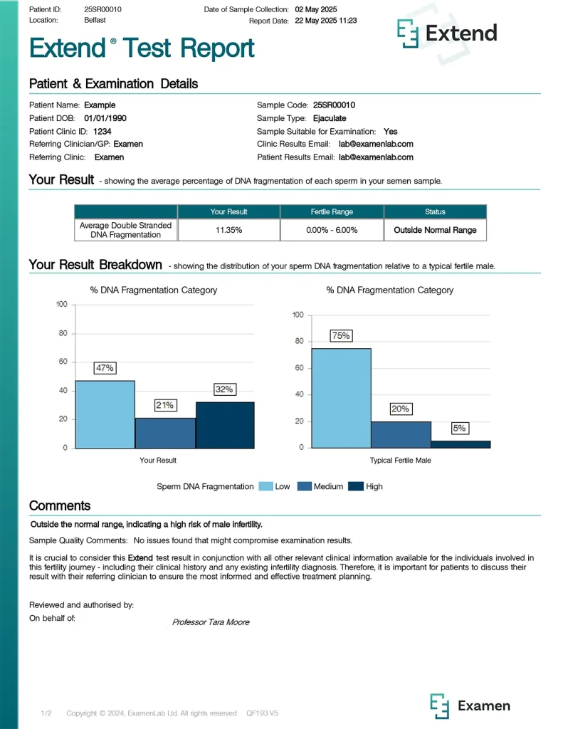 Extend Report Template (Abnormal)
